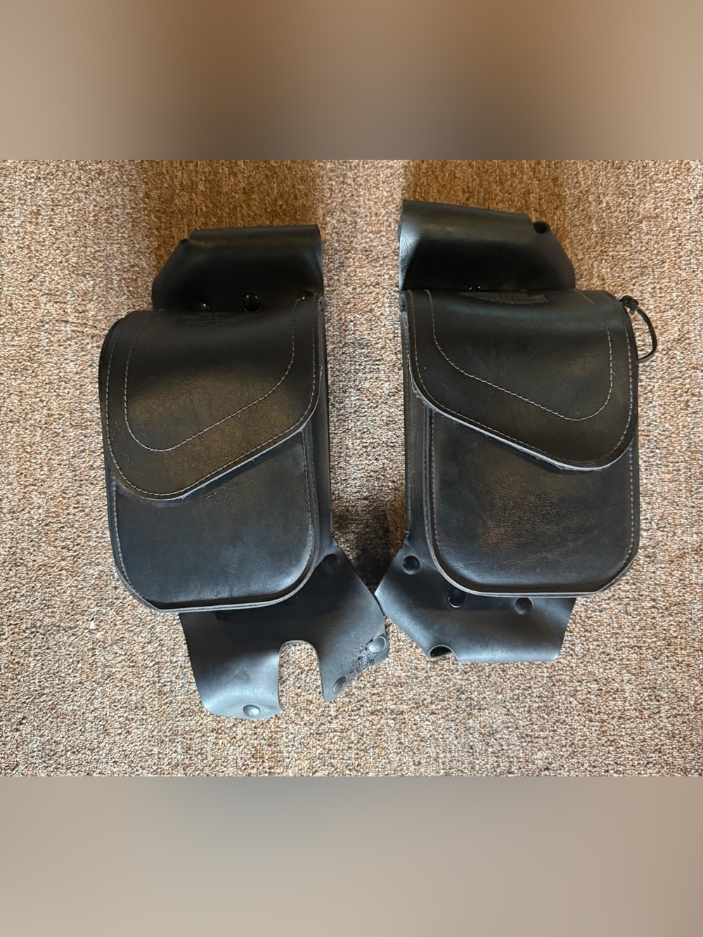 Harley-Davidson Leather Motorcycle Saddlebag Gaurd Bag